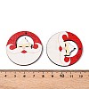 Printed Poplar Wood Pendants FIND-N005-74P-3