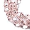Electroplate Transparent Glass Beads Strands LS-EGLA-A035-T8mm-A20-3