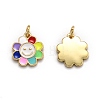 Brass Enamel Charms KK-O135-01-3