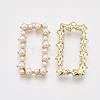 ABS Plastic Imitation Pearl Pendants X-PALLOY-T071-015-2