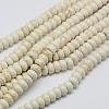 1 Strand Synthetic Turquoise Rondelle Beads Strands X-TURQ-G109-6x4mm-07-1