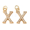 304 Stainless Steel with Crystal Rhinestone Charms RB-CBA5270-11G-X-1