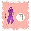 100Pcs Awareness Ribbon Nylon Lapel Pin Backs for Backpack Clothes JEWB-GL0001-03B-2