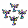 Rainbow Color Alloy Pendants PALLOY-S180-040-RS-1