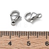 304 Stainless Steel Lobster Claw Clasps SA-CBAF1D5-25P-D-3