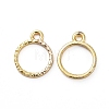 Zinc Alloy Open Back Bezel Pendants PALLOY-E577-10G-1