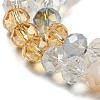 Glass Beads Strands EGLA-A034-M8mm-37-4