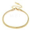 304 Stainless Steel Snake Chain Bracelets for Women BJEW-U019-04G-02-4