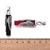 Gothic Alloy Glass Pendants GL-N004-01AS-3
