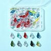 50Pcs Handmade Gold Sand Lampwork Beads LAMP-FS0001-22-6