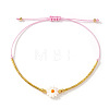 Bohemian Glass Seed Bead Braided Bracelets WO6368-9-1