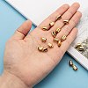 Brass Cord Ends LS-EC041-G-7