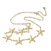 Ocean 304 Stainless Steel Link Chain Necklaces for Women NJEW-A060-01B-G-2