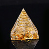 Orgonite Pyramid Resin Display Decorations X-G-PW0005-05C-1
