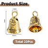 Alloy Bell Charms FIND-WH0173-417AG-2