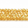 Cubic Zirconia Bead Strands ZIRC-G001-01F-1