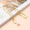 Natural Cultured Freshwater Pearl Pendant Necklaces NJEW-JN03087-5