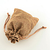 Polyester Imitation Burlap Packing Pouches Drawstring Bags LS-X-ABAG-R004-14x10cm-03-5