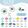 2-Hole Glass Seed Beads SEED-TA0001-65-4