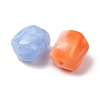 Two-Tone Imitation Gemstone Acrylic Beads AC-CBA7B05-11-2