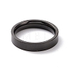 201 Stainless Steel Plain Band Ring for Women RJEW-I089-50B-EB-2