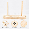 1 Set Rotatable Wooden Yarn Skein Spinner DIY-BC0005-79-4
