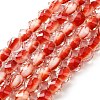 Two Tone Resin Beads Strands GLAA-T035-02D-1
