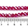 Baking Electroplate Glass Beads Strands LS-DGLA-A039-J10mm-B02-4
