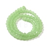 Imitation Jade Frosted Glass Bead Strands X1-GLAA-F029-JM4mm-B01-2