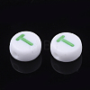 Initial Acrylic Beads OACR-E001-20T-2