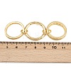 Brass Micro Pave Cubic Zirconia Plain Band Finger Rings for Women RJEW-P160-01D-G-6