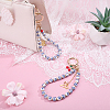 2Pcs Zinc Alloy Ceramic Beads Mobile Straps AJEW-ME0002-83B-4
