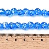 Handmade Lampwork Beads Strands LAMP-H071-01B-10-4