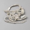 3 Yards Glass Rhinestone Trimming DIY-WH0671-320B-2