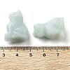 Natural Flower Amazonite Carved Figurines DJEW-L023-B11-3