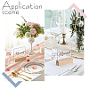 1 Set 12Pcs Transparent Acrylic Guest Reservation Table Number DIY-GO0003-16-5