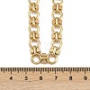 304 Stainless Steel Ring Link Chain Necklaces NJEW-H072-02A-G-5