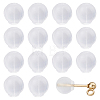 120Pcs Plastic Full-covered Ear Nuts FIND-FH0007-98-1