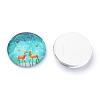 Flatback Glass Cabochons for DIY Projects GGLA-S029-12mm-074-2
