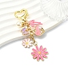 Alloy Enamel Pendant Decorations HJEW-YW00429-03-1