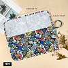 Shoes Printed Canvas Painting Brush Pen Storage Bag AJEW-WH0162-22-2
