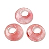 Cherry Quartz Glass Pendants G-T122-76V-1