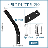Cold Rolled Steel Wall-mounted Skateboard Hook FIND-WH0367-237-2