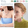 12Pcs 6 Colors Transparent Glass Beads LAMP-YW0004-22-6