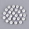 Opaque Acrylic Beads SACR-Q001-08B-M-2