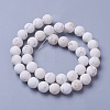 Natural Magnesite Beads Strands G-F592-03-6mm-2