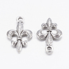 Tibetan Style Alloy Metal Fleur De Lis Pendants LS-EA8747Y-1