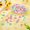 300Pcs Opaque Acrylic Linking Rings MACR-TA0002-83-5