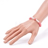Handmade Polymer Clay Stretch Beaded Bracelets BJEW-JB06045-4
