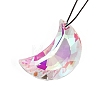 Moon Glass Suncatchers HJEW-Z009-01B-02-2